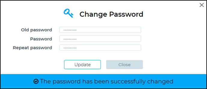 Change Password Success